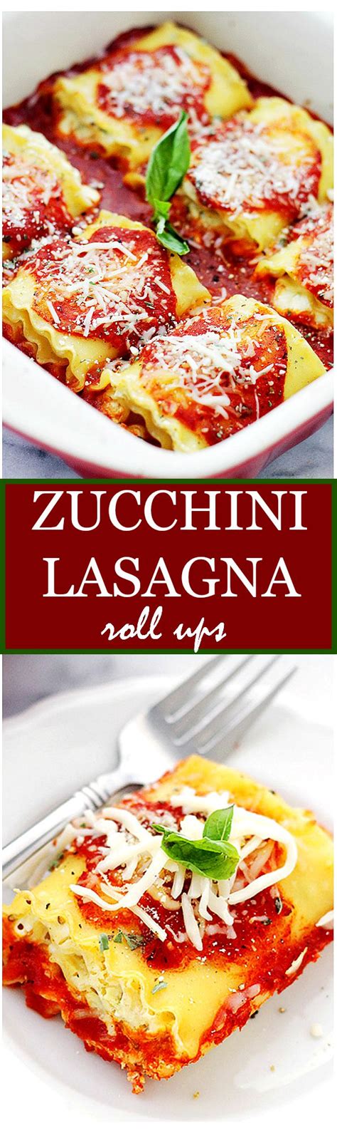 Cheesy Zucchini Lasagna Rolls Delicious And Cheesy Zucchini Mixture