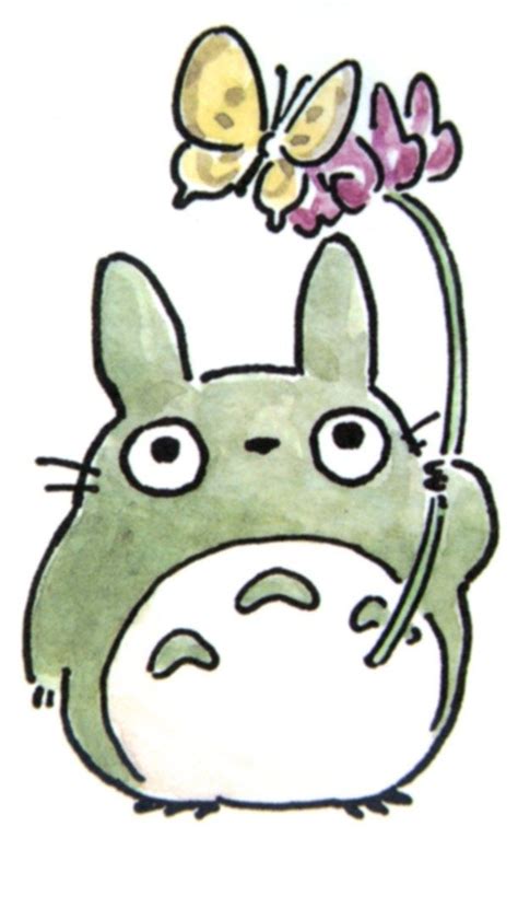 Totoro Chibi Anime Totoro Drawing Totoro Ghibli Art
