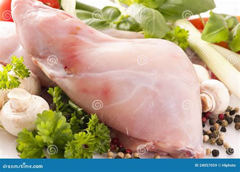 Rabbit Meat Stock Image Image Of Yellow Pepper Spicy 24057059