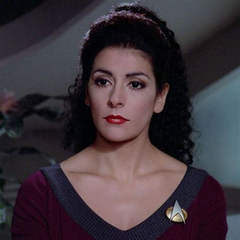 Mac Star Trek Collection Commander Deanna Troi Marina Sirtis Star Trek Cast Star Trek