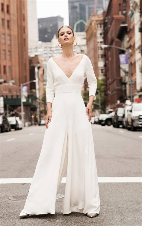 20 Wedding Jumpsuits For Every Budget And Style Bride Jumpsuit