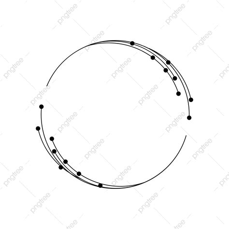 Circular Dots Vector Design Images Circle Dotted Circular Frame