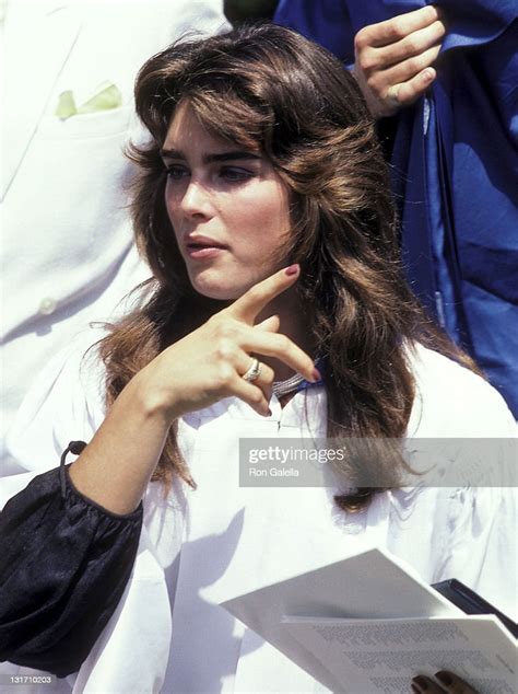Actress Brooke Shields Attend The Dwight Englewood Schools Class Of
