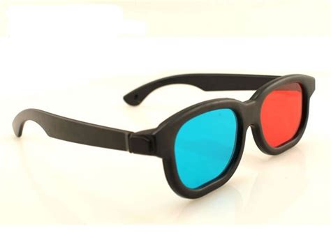 100pcslot New Red Blue Cyan 3d Glasses 3d Dimensional Free Shipping In