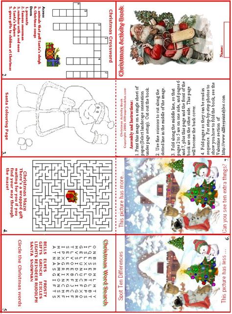 Free Printable Activity Books For Adults