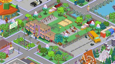 Springfield Simpsons Springfield Tapped Out The Simpsons Game Isometric Art What Have You