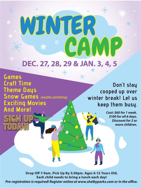 Winter Camp Shelbyville Parks Department