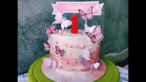 kue ulang tahun kupu kupu