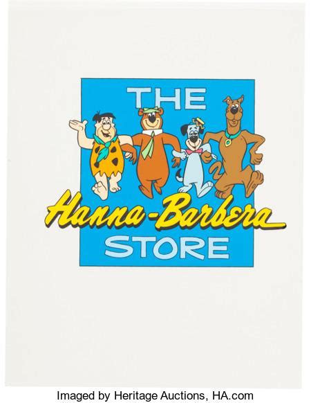 The Funtastic World Of Hanna Barbera Theme Park Logo Cel And Poster