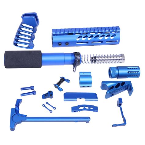 Ar Ultimate Pistol Build Kit In Anodized Blue Veriforce Tactical