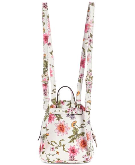 Lyst Guess Floral Mini Backpack