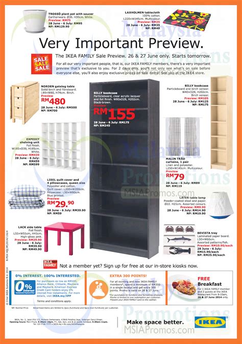 Shop now on ikea online for up to 50% off on household items. IKEA SALE 28 Jun - 6 Jul 2014