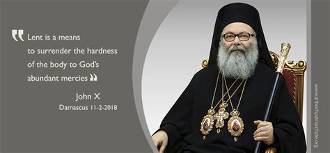 The Great Lent Encyclical 2018 Greek Orthodox Patriarchate Of Antioch
