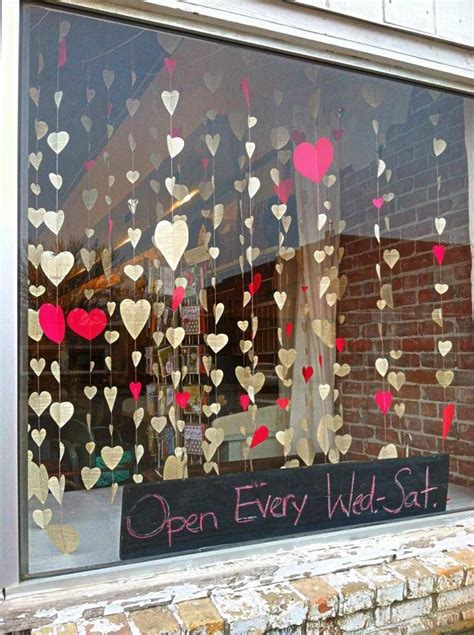 Valentines Day Window Decorations