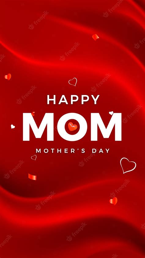 Premium Vector Mothers Day Greeting Card Happy Mom With Heart Best Mom Ever