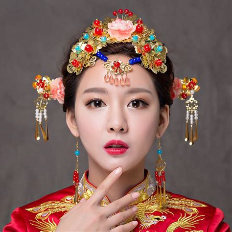 New Luxury Vintage Costume Ancient Chinese Princess Empress Hair Cap