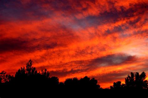 Free Red Sky At Night Stock Photo