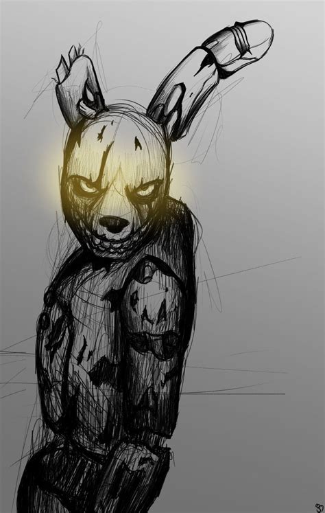 Sketch Springtrap Decayed By Jb Superpants Five Nights At Freddys