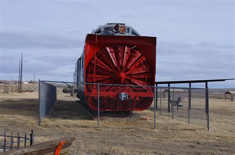 Railhead Steam Powered Rotatry Snow Plow Hanna Wyoming