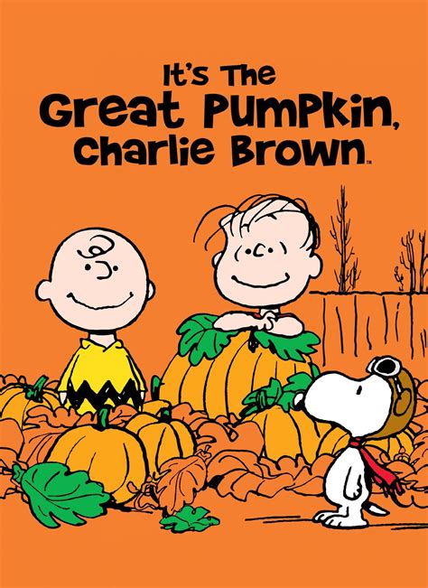 Download Charlie Brown Halloween Orange Background Wallpaper