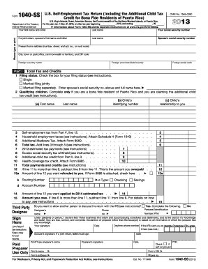Adobe livecycle designer es 9.0: 2013 Form IRS 1040-SS Fill Online, Printable, Fillable, Blank - pdfFiller