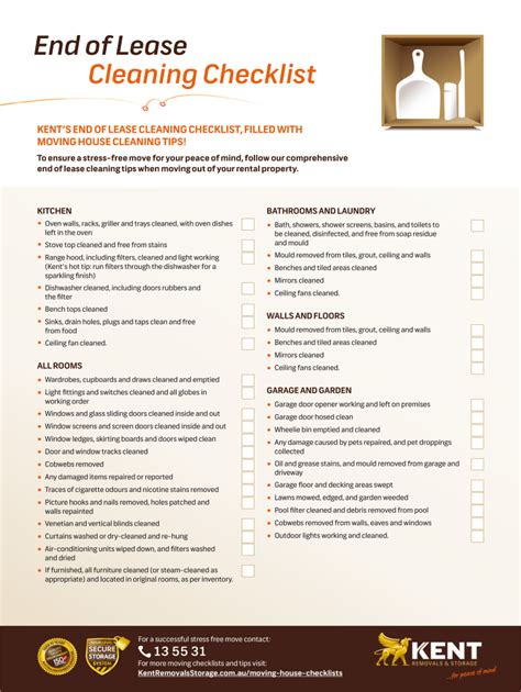 End Of Tenancy Cleaning Checklist Pdf Fill Out And Sign Online Dochub