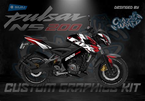 Upgrade Your Bajaj Pulsar Ns 200 With Stunning Graphics And Decals