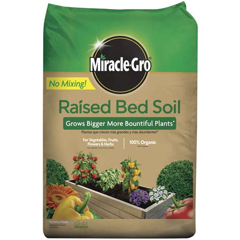 Miracle Gro Organic All Purpose Raised Bed Soil 25 Lb Ace Hardware