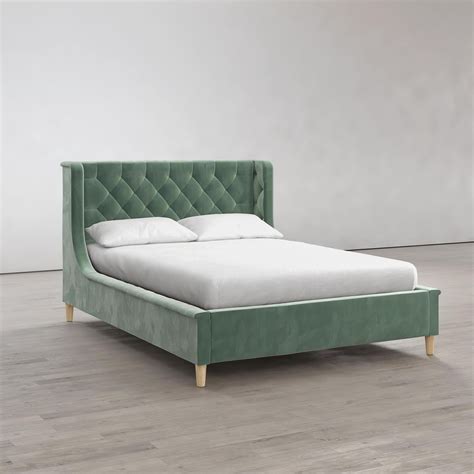 Little Seeds Monarch Hill Ambrosia Teal Full Size Upholstered Bed