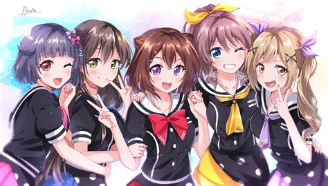 Anime Cute Girl Groups Anime Girl