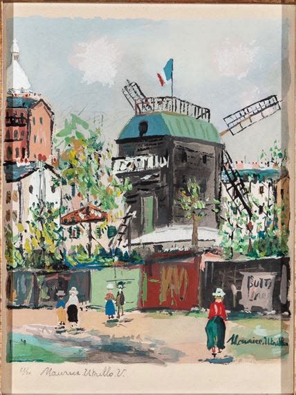 Maurice Utrillo Le Moulin De La Galette Mutualart