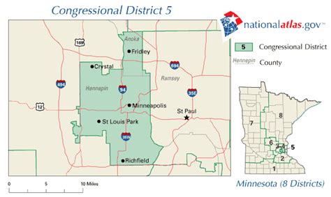 United States House Of Representatives Minnesota District 5 Map