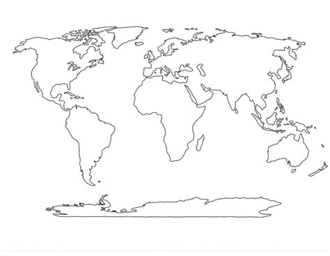 7 Continents Coloring Page Free Download Best 7 Continents Seven