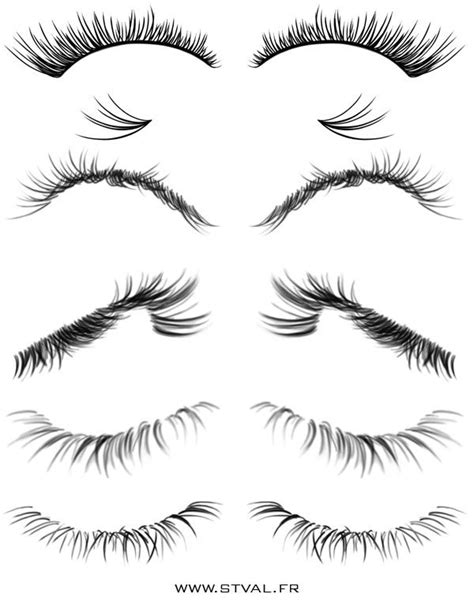 how to draw eyelashes in 8 steps