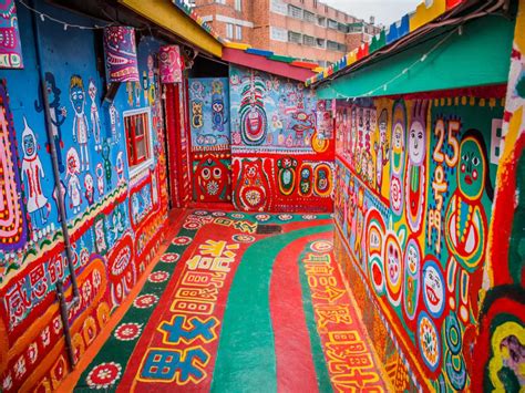 Taiwans Rainbow Village And The Colourful Story Behind Its Origin