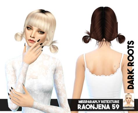 Miss Paraply Raonjena 59 Solids And Dark Roots • Sims 4 Downloads