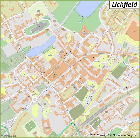 Lichfield Maps Uk Maps Of Lichfield