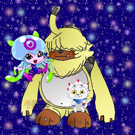 Digimon Ghost Game Angoramon Jellymon Gammamon By Buffyta17 On Deviantart