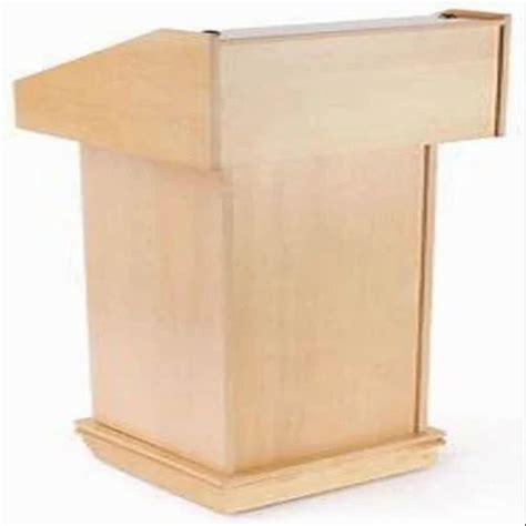 Choice Plpb Light Brown Wooden Podium Size 500x500dx1050hmm Warranty