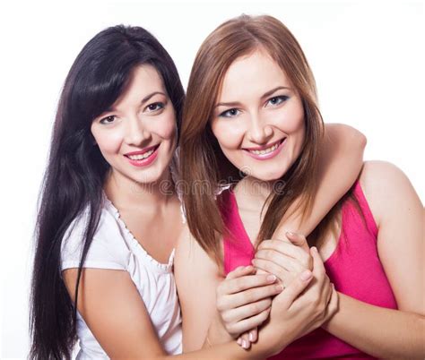 Two Women Hugging Stock Image Image Of Adult Group 30672069