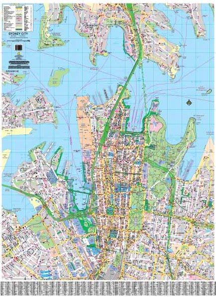 Map Of Sydney Cbd Keith N Olivier