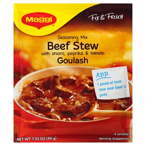 Maggi Seasoning Mix Beef Stew Goulash Shop Spice Mixes At H E B