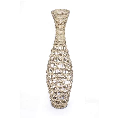 Gehl Woven Floor Vase Floor Vase Woven Vase Recycled Glass Vases