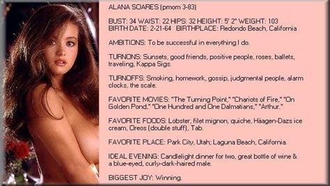 Alana Soares Nude Playboy Playmate March 1983 Bod Girls