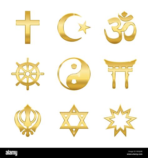 Mundo De Oro Religión Símbolos Signos De Los Principales Grupos
