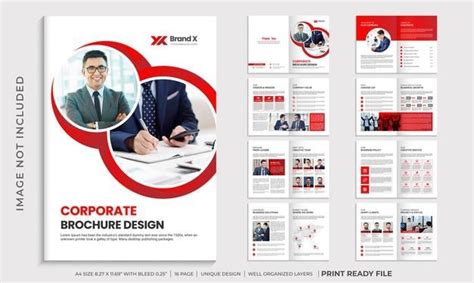 Free Vector Modern Red Commercial Annual Report Template Artofit