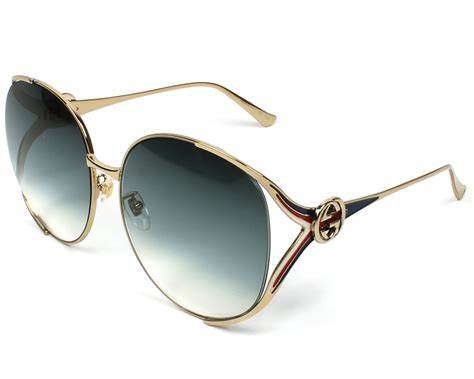 Gucci Sunglasses Gg 0225 S 004 Gold Visionet