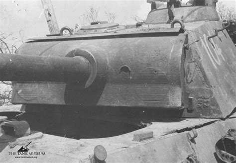 Details Seen On This Panther Ausf G Including The Upgraded Mantlet With