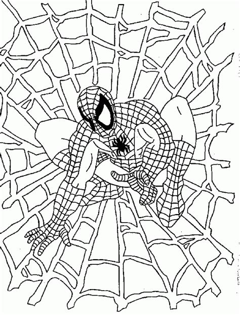 Printable Spiderman Coloring Pages - Coloring Home