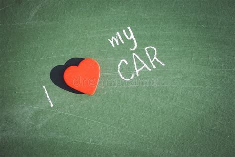 I Love My Car Phrase Handwritten Stock Image Image Of Concept Like